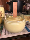 Citronella Lemongrass Essential Oil Soy Candles Handmade Upcycled  Decanter Crackling Cherry Wood Wick