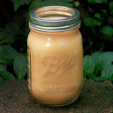 Pumpkin Spice Pastry Scented Candles Upcycled Mason Jar Soy Wax Organic Hemp Wick