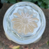 Vanilla Soy Candles Handmade Upcycled Glass Decanter Organic Hemp Wick