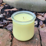 Citronella Lemongrass Soy Candles Handmade Upcycled Yogurt Jar Essential Oils