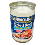 Dried Beef Repurposed Soy Candle Organic Hemp Wick Eco Friendly