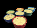 Mosquito Repellant Soy Candles Handmade Reusable Green Hemp Wicks